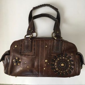 Coach Mia Studded Satchel Handbag
